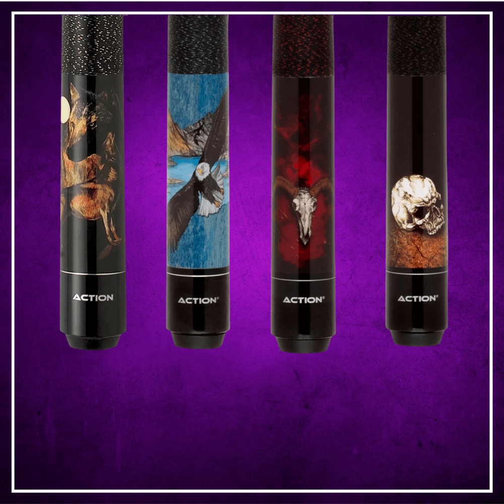 4 pool cues ADVENTURE SERIES