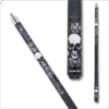 “Eight Ball Mafia EBM02 cue with skull and 8-ball graphics”