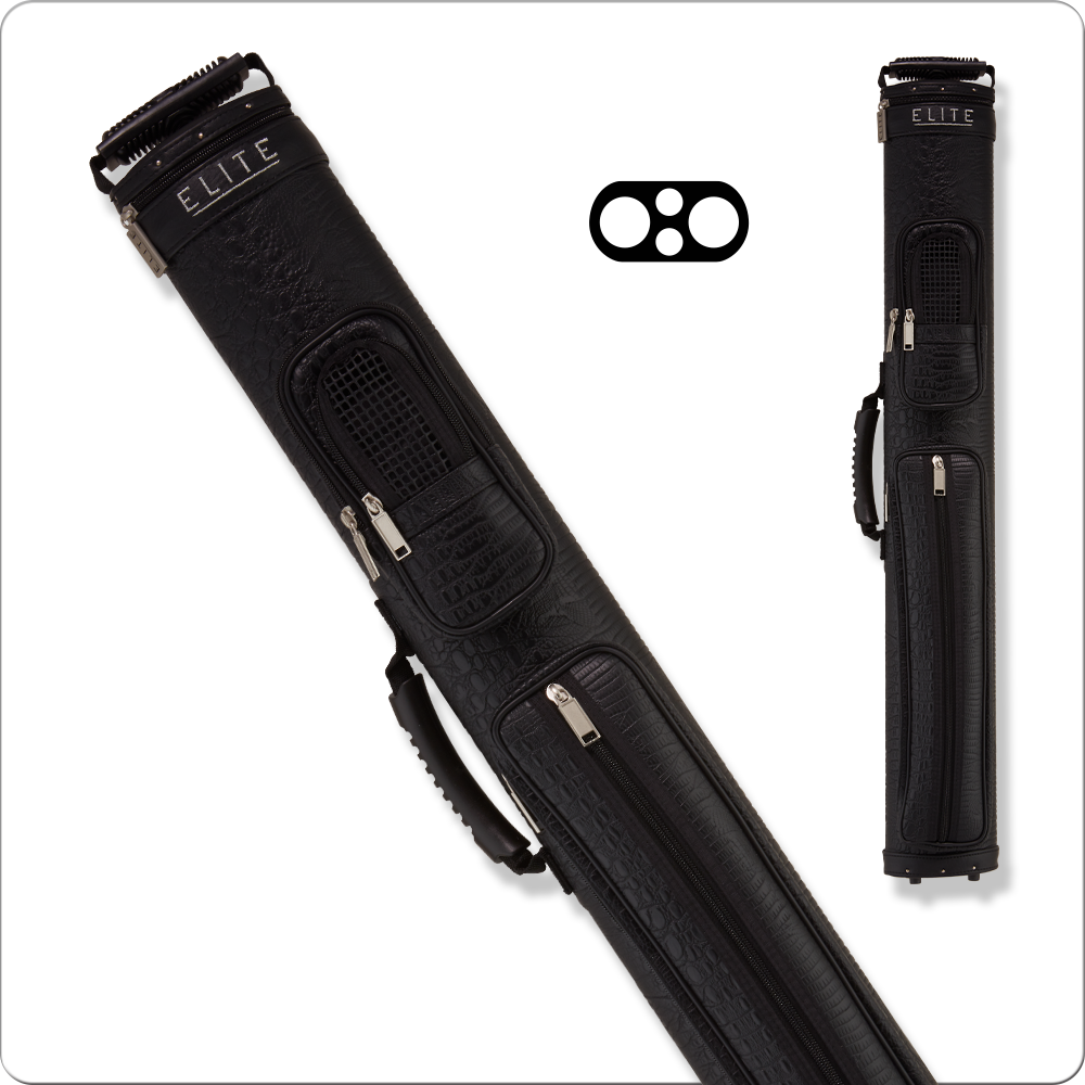 Elite ECCP22 2x2 Leatherette Hard Case - Black
