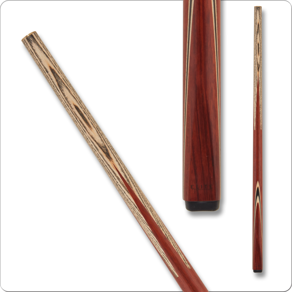 Elite ELSNK15 snooker cue ash forearm with burnt orange splices