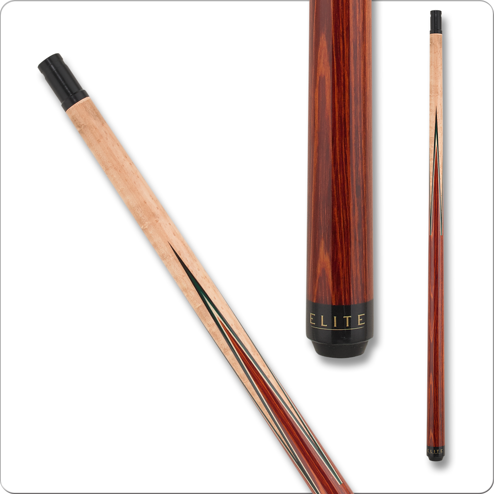 Elite EP34 pool cue birdseye maple with cocobolo points