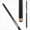 Elite EP36 pool cue black with maple birdseye point overlays