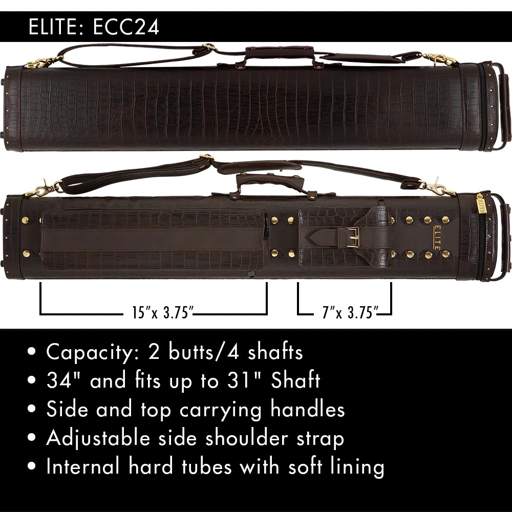 Elite ECC24 2x4 Classic Leather Hard Case - Image 2