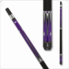 Griffin GR65 Pool Cue with purple stain and black/silver points