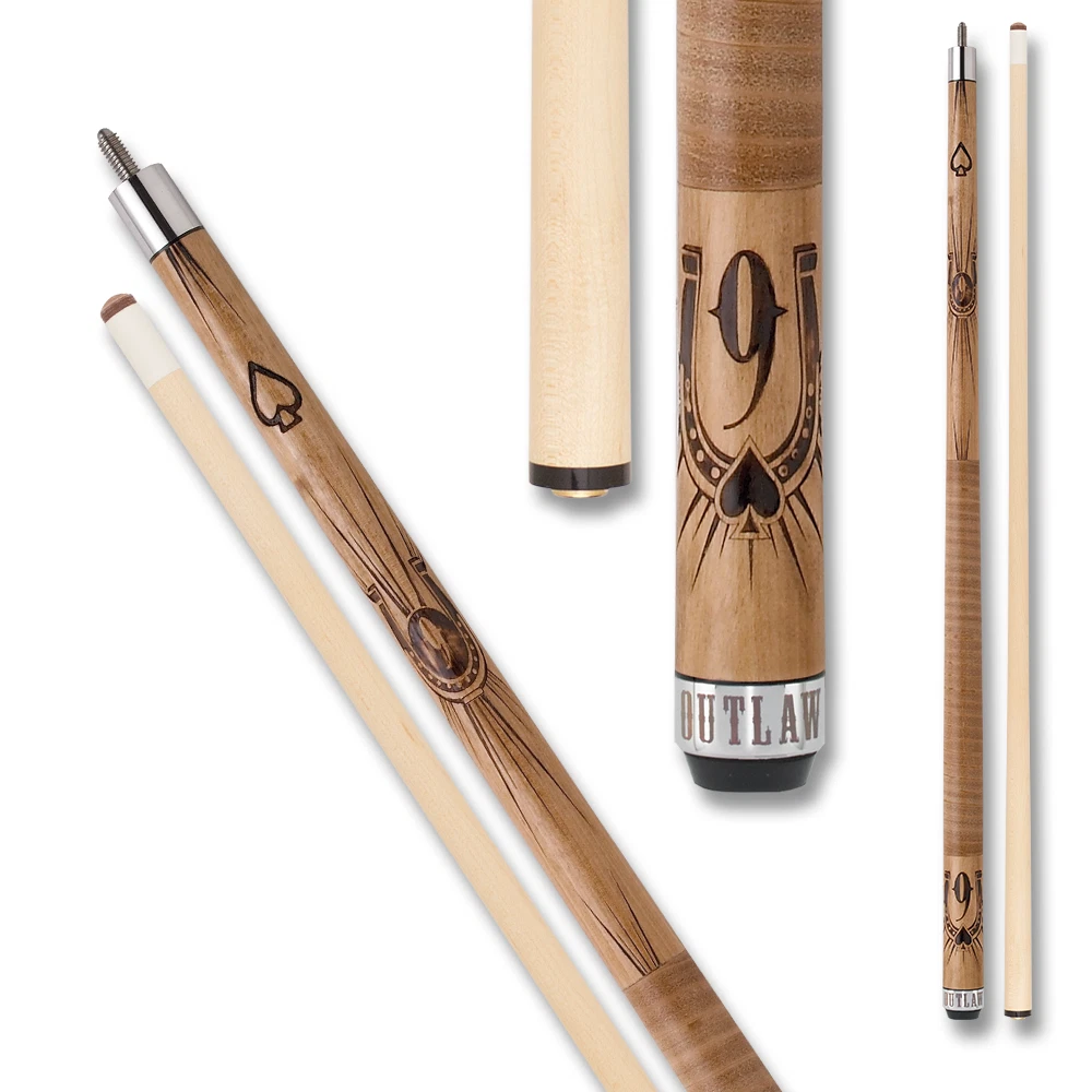 Outlaw OL07 Tribal & Lucky Design Pool Cue - Image 3