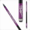 Outlaw OL44 pool cue with classic western scene design