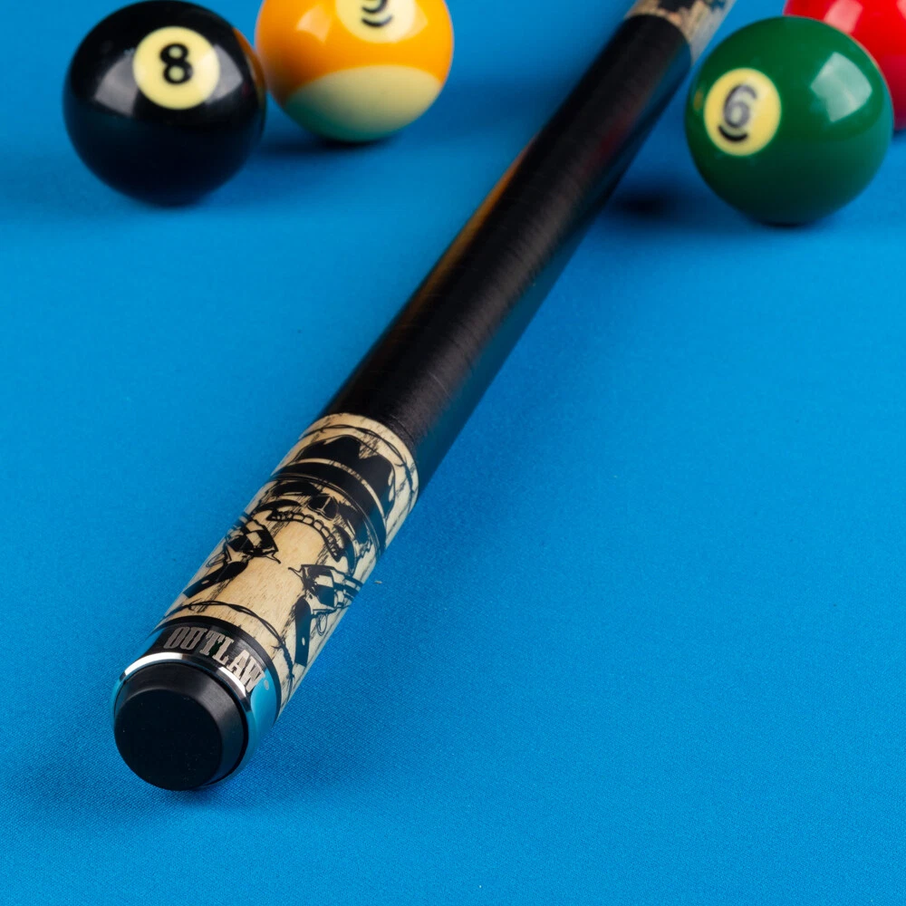 Outlaw OL52 Pool Cue Skull & Dagger Design - Image 6