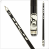 Outlaw Thunder OL58 Cue – Black Maple with Hand-Branded Running Wolves Design