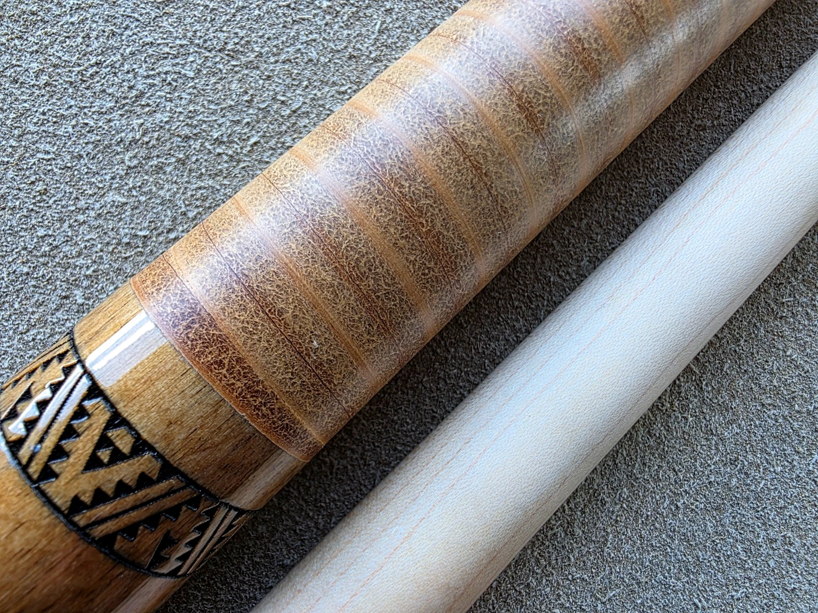 Outlaw OL33 Turquoise Wolf Pool Cue Leather Wrap Limited Edition - Image 10