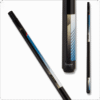 Scorpion SCO114 cue gloss black with blue & white stripes