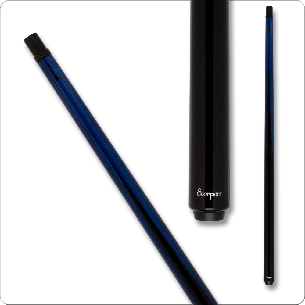 Scorpion SCO122 Sneaky Pete carbon fiber cue blue stain
