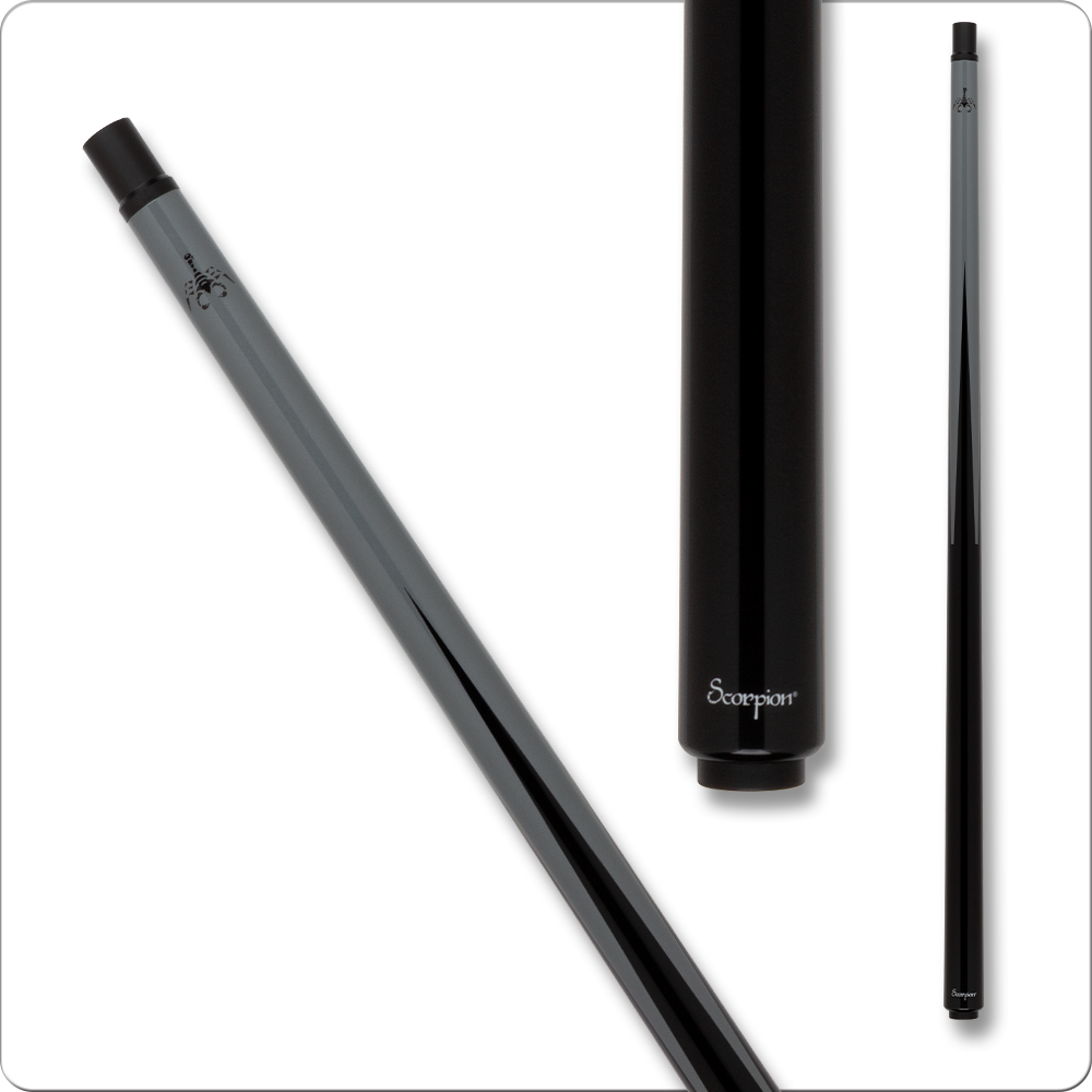 Scorpion SCOCBK grey break cue carbon-fiber design”