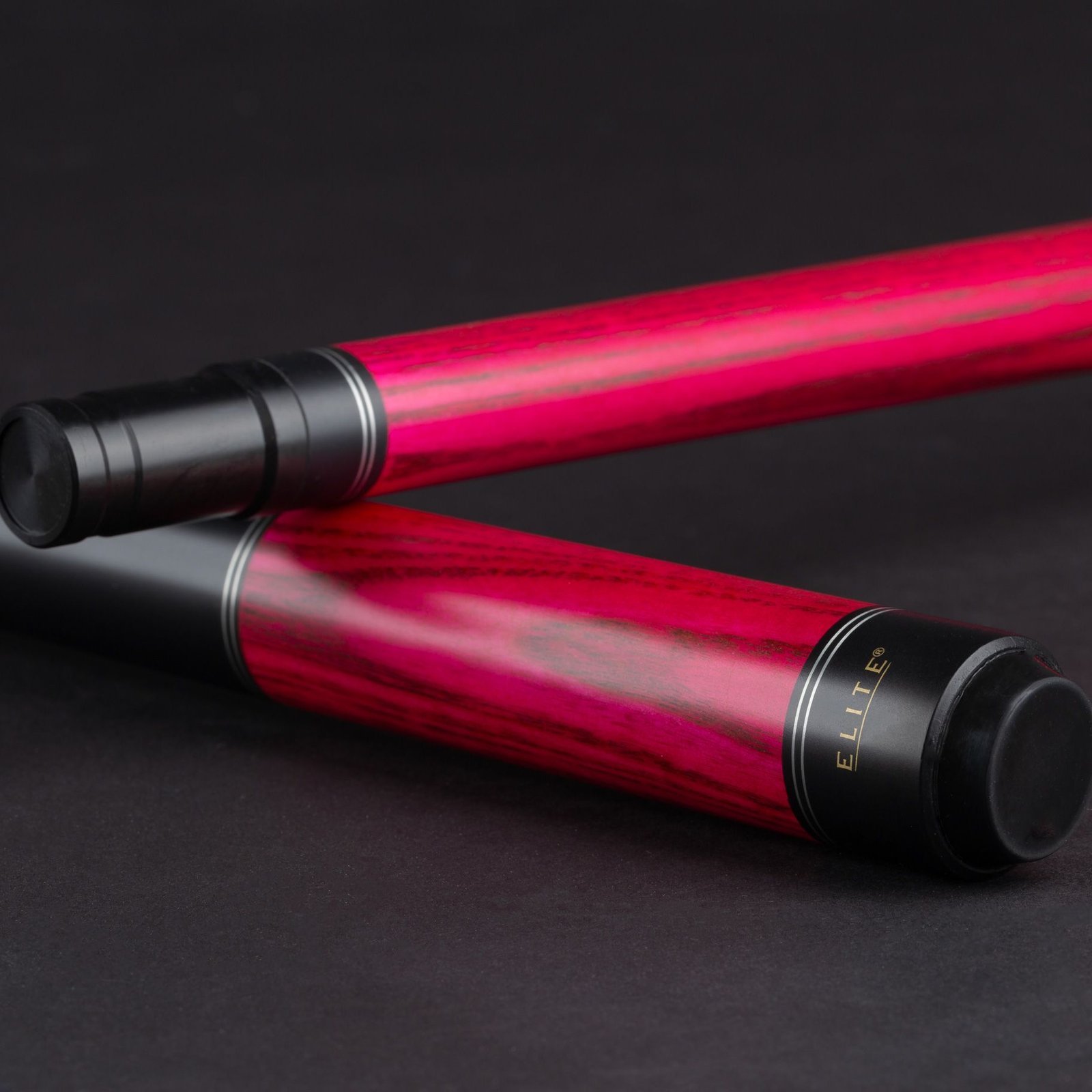 Elite EP46 Pool Cue – Pink Stain with Matte Finish - Image 4