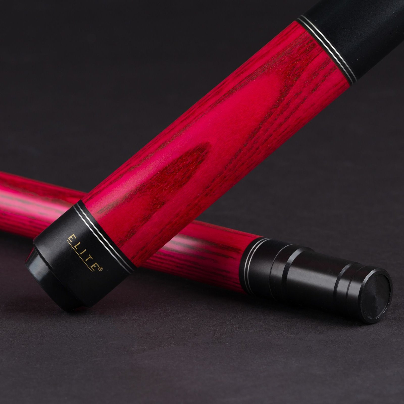 Elite EP46 Pool Cue – Pink Stain with Matte Finish - Image 3