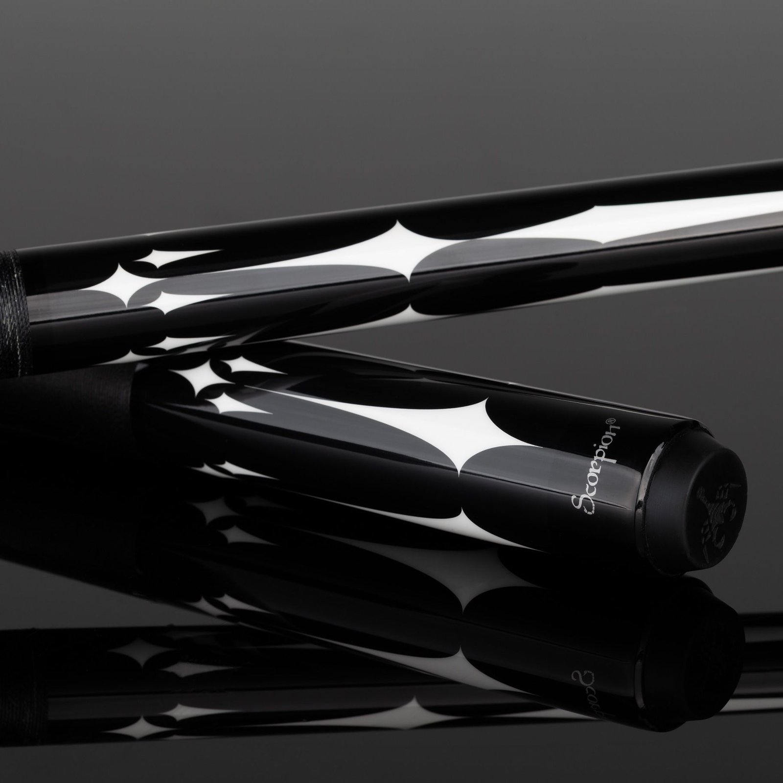 Scorpion SW11 Cue Black & White Diamond Pool Cue 12 mm Aculeus Tip - Image 8