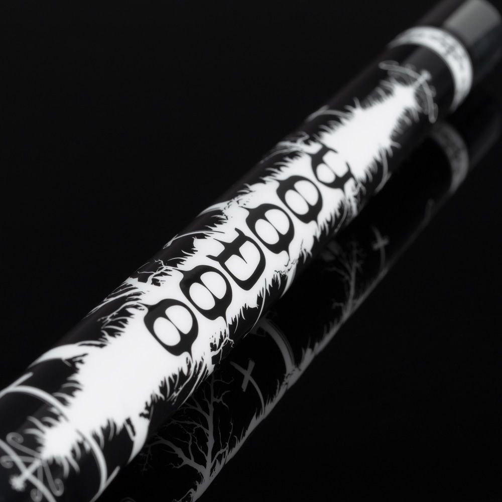 Voodoo VOD35 Graveyard / Shadow Pool Cue Laser Engraved Design - Image 2