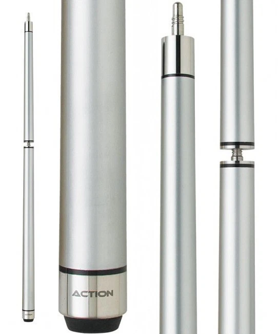 Action ACTBJ05 Break/Jump Cue – Silver Finish, 13 mm Tip