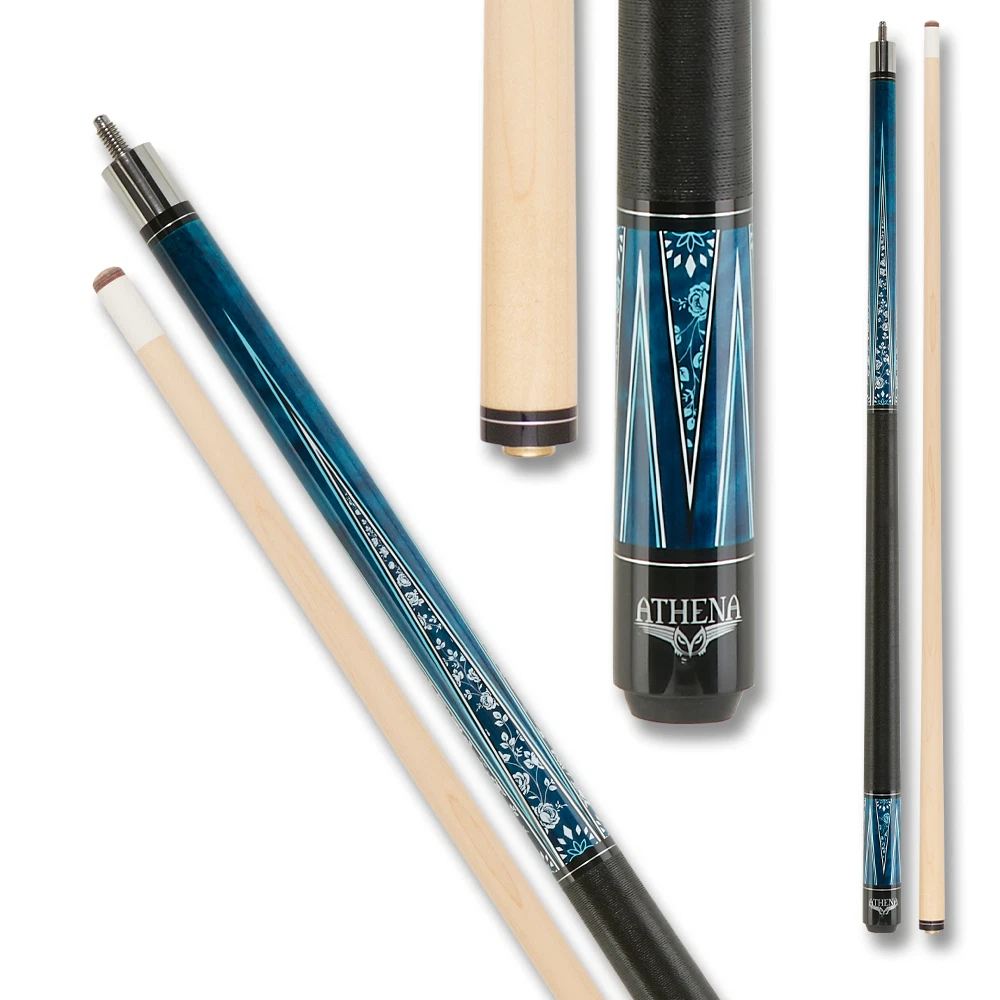 Athena ATH49 Pool Cue – 12.5 mm Tip & White Roses Design - Image 4