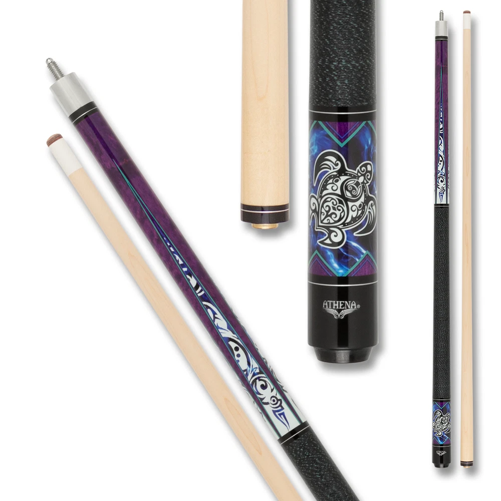 Athena ATH54 Cue – Tribal Turtle Design, 57″ Length - Image 6