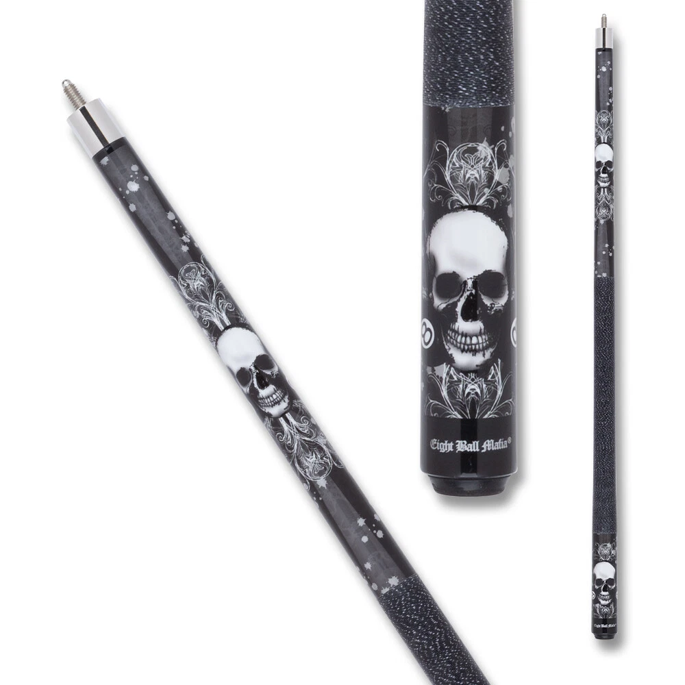 Eight Ball Mafia EBM02 Cue – 13 mm Tip, Skull & 8-Ball Design - Image 3