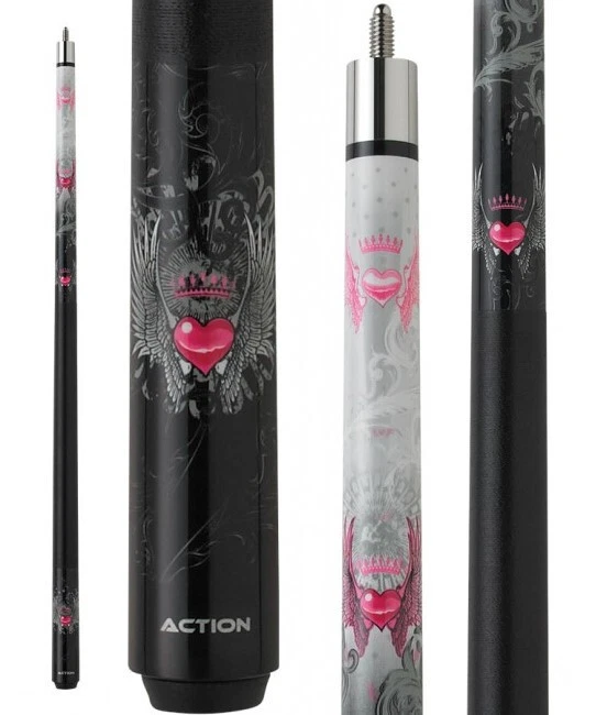 Eight Ball Mafia EBM11 Pool Cue – Heart & Wings Design - Image 13
