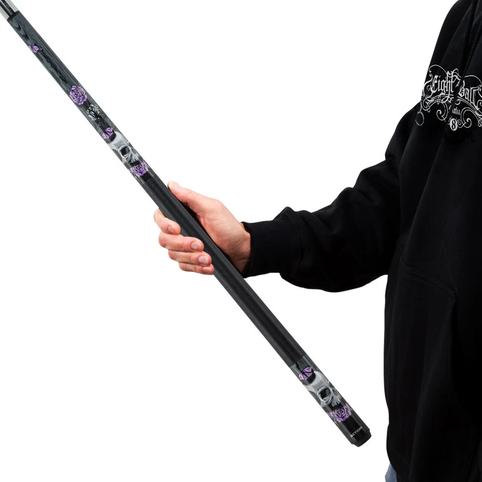Eight Ball Mafia EBM14 Pool Cue – Skull, Roses & Butterflies Design - Image 7