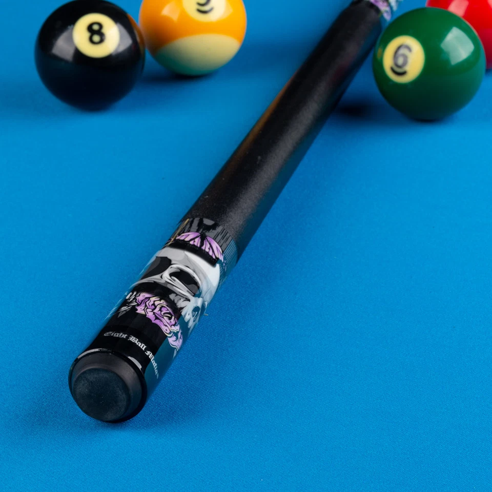 Eight Ball Mafia EBM14 Pool Cue – Skull, Roses & Butterflies Design - Image 10