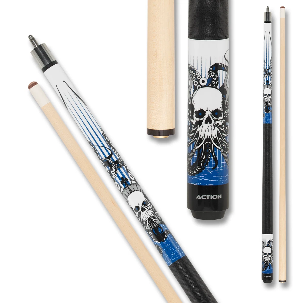 Eight Ball Mafia EBM17 Pool Cue – Skull Octopus Graphic - Image 2