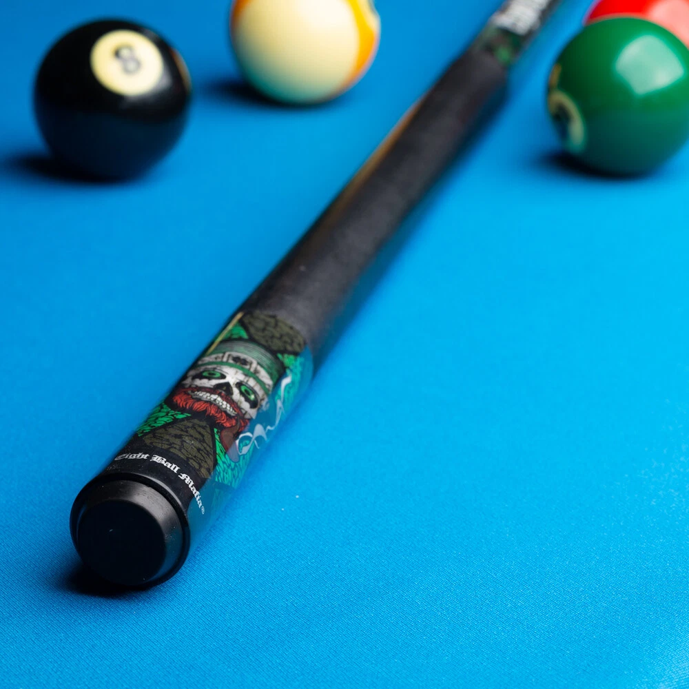 Eight Ball Mafia EBM27 Cue – 13mm Tip, Leprechaun Skull Design - Image 7