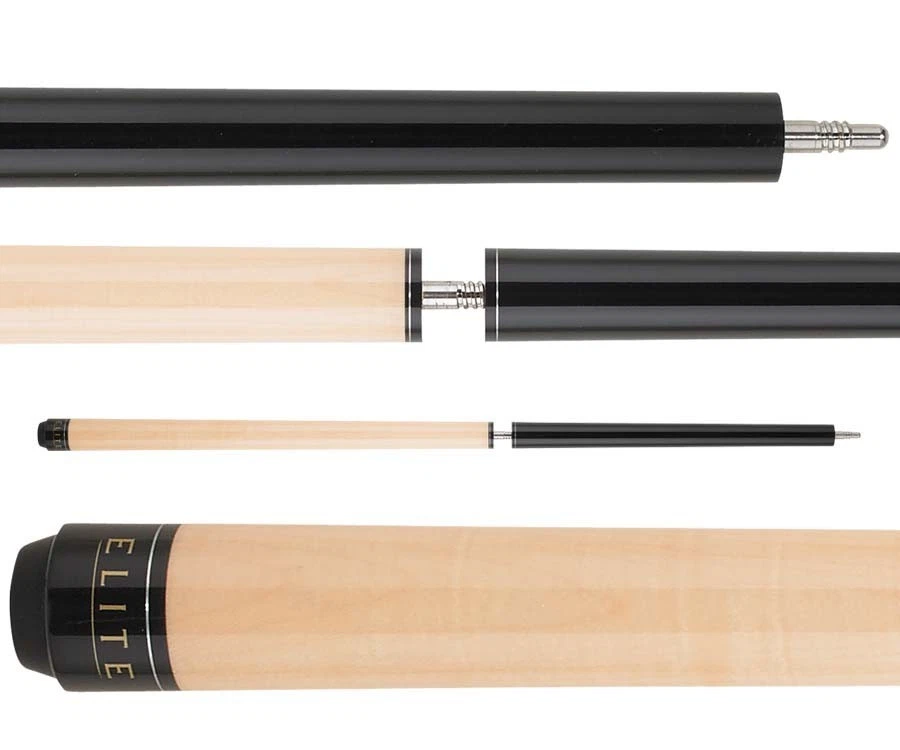 Elite ELBJBK Break / Jump Cue – Black Stain with Maple Points - Image 4