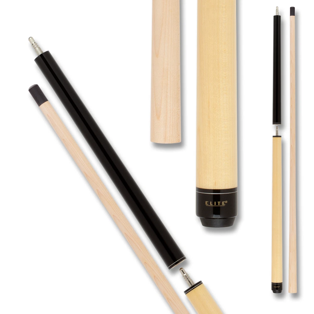 Elite ELBJBK Break / Jump Cue – Black Stain with Maple Points - Image 5