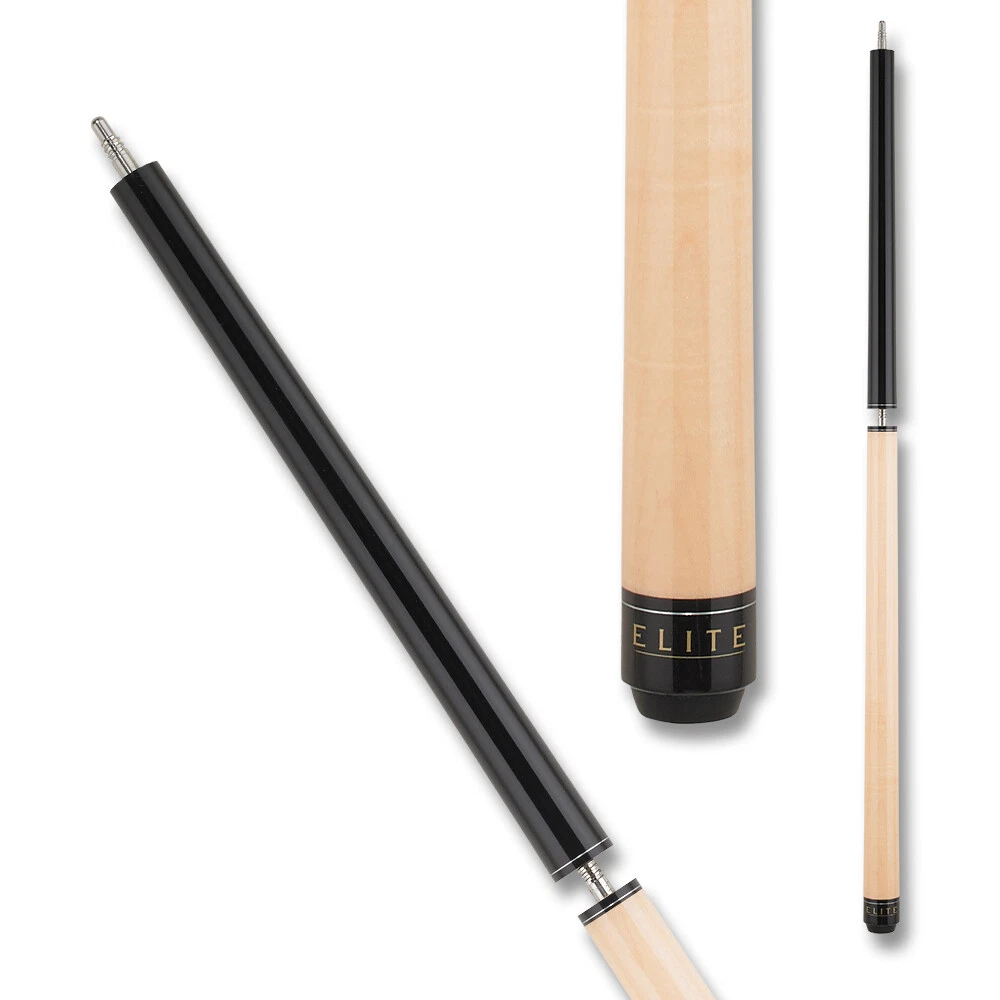Elite ELBJBK Break / Jump Cue – Black Stain with Maple Points - Image 6