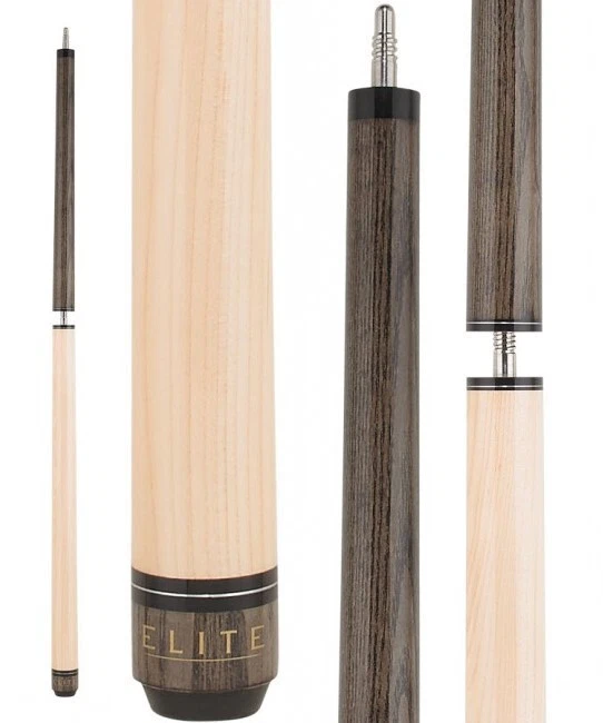 Elite ELBJGY Break / Jump Cue – Grey Stain Birdseye Maple Design