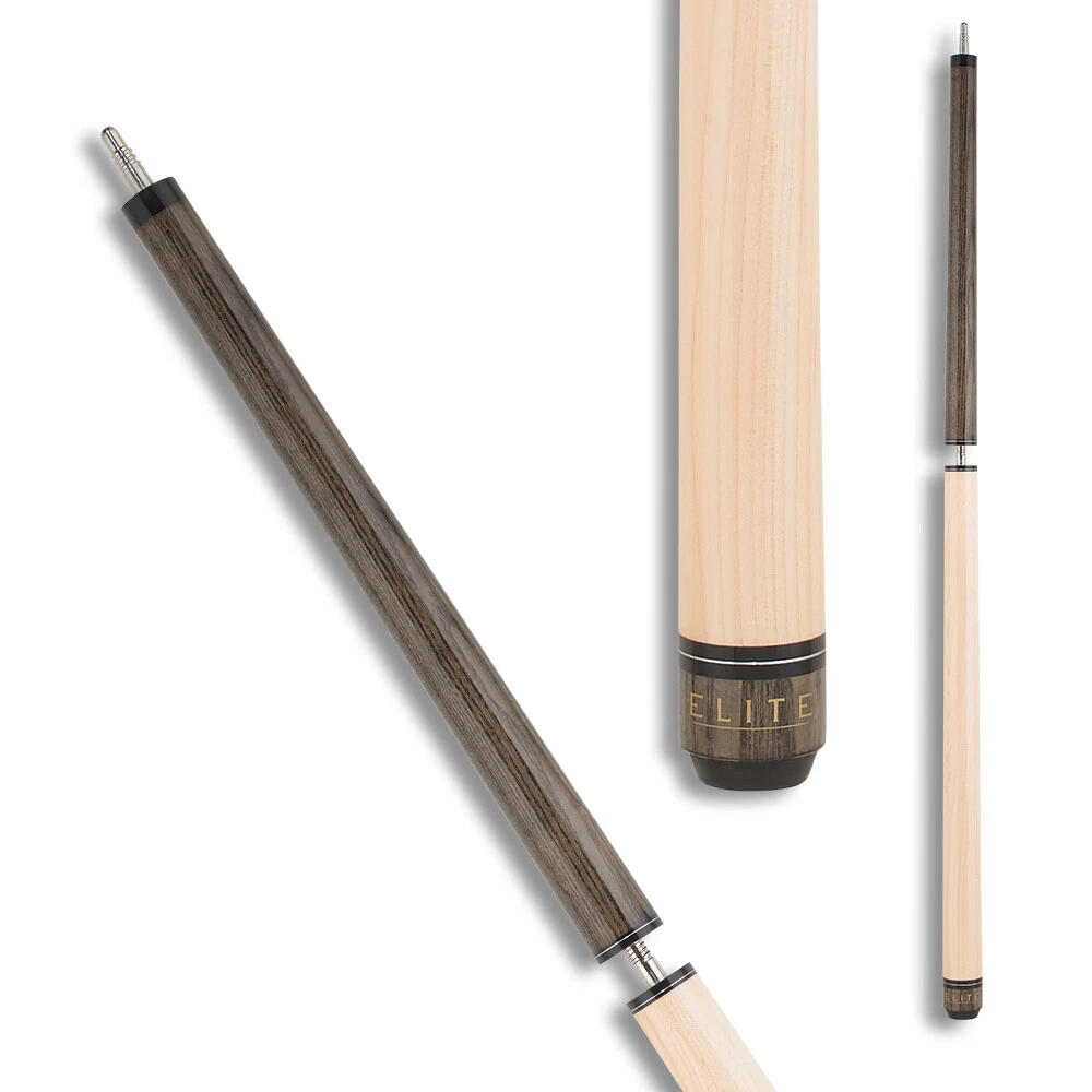 Elite ELBJGY Break / Jump Cue – Grey Stain Birdseye Maple Design - Image 7