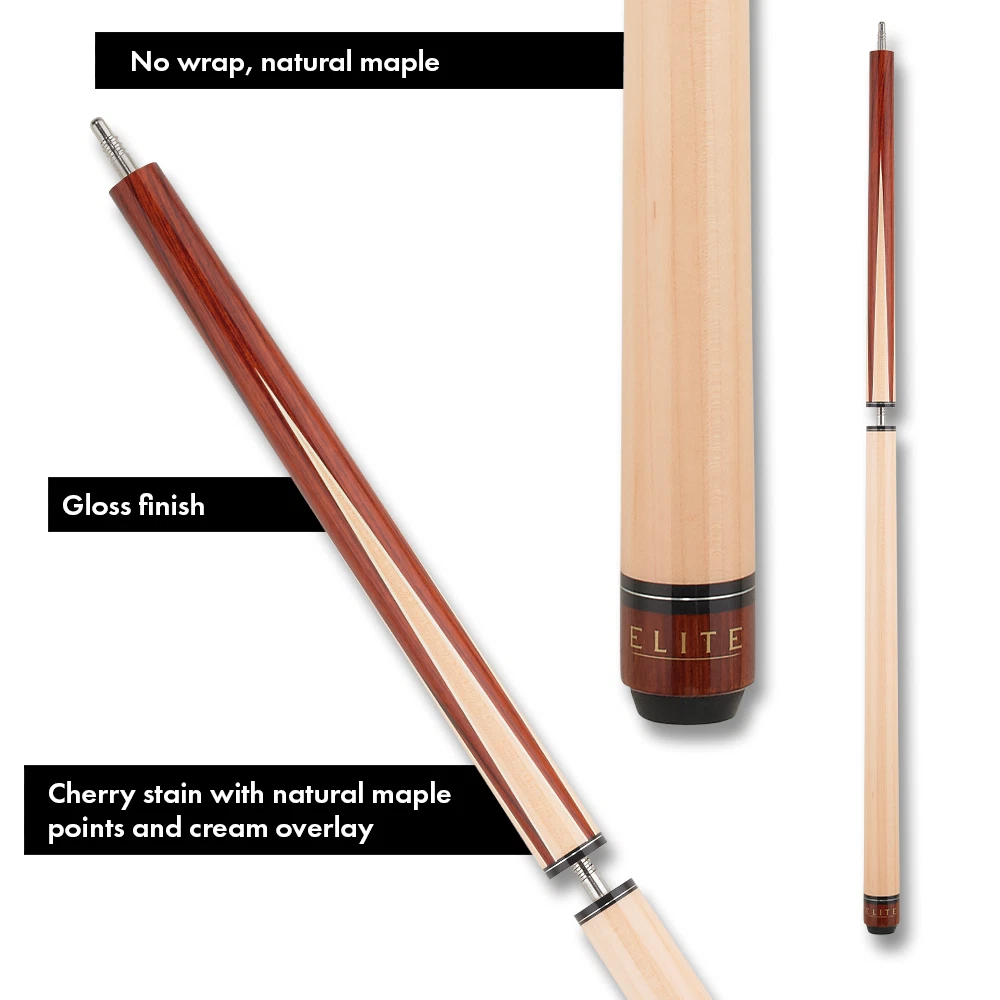 Elite ELBJP Break / Jump Cue – Cherry Stain Maple Points - Image 6