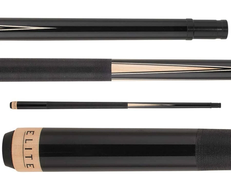 Elite EP36 Pool Cue Black with Maple Birdseye Points - Image 6