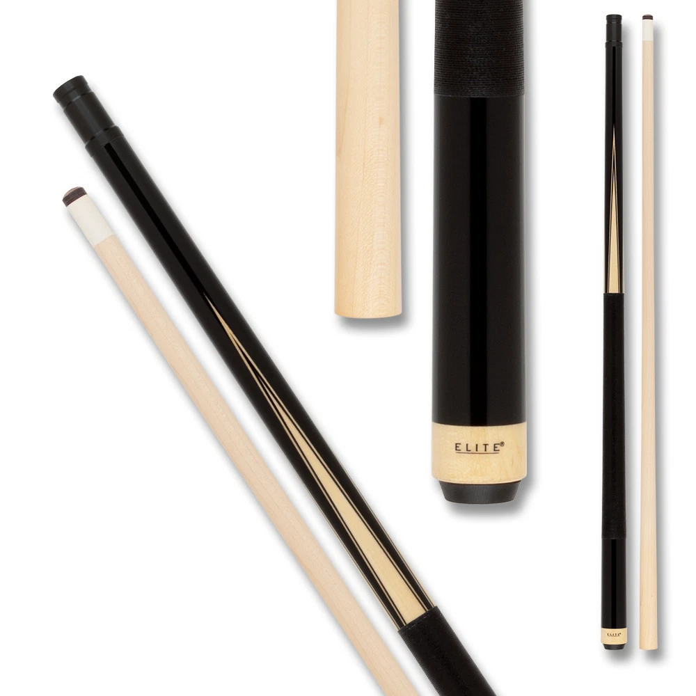 Elite EP36 Pool Cue Black with Maple Birdseye Points - Image 7