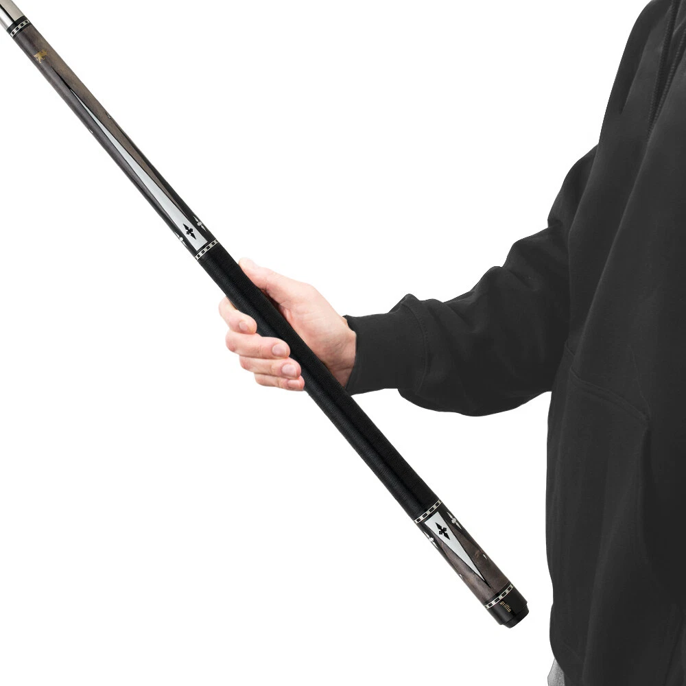 Griffin GR24 Pool Cue – Dark Gray with Ebony & Ivory Overlay Points - Image 10