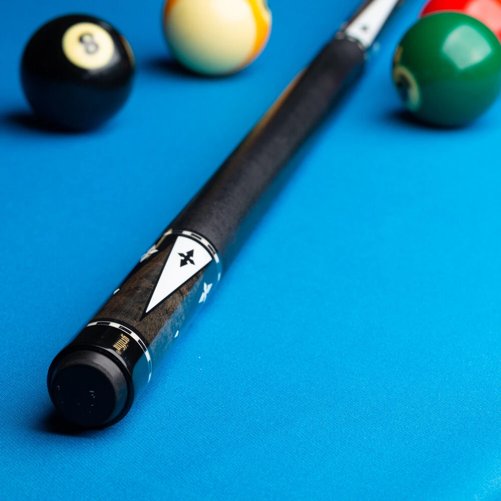 Griffin GR24 Pool Cue – Dark Gray with Ebony & Ivory Overlay Points - Image 11