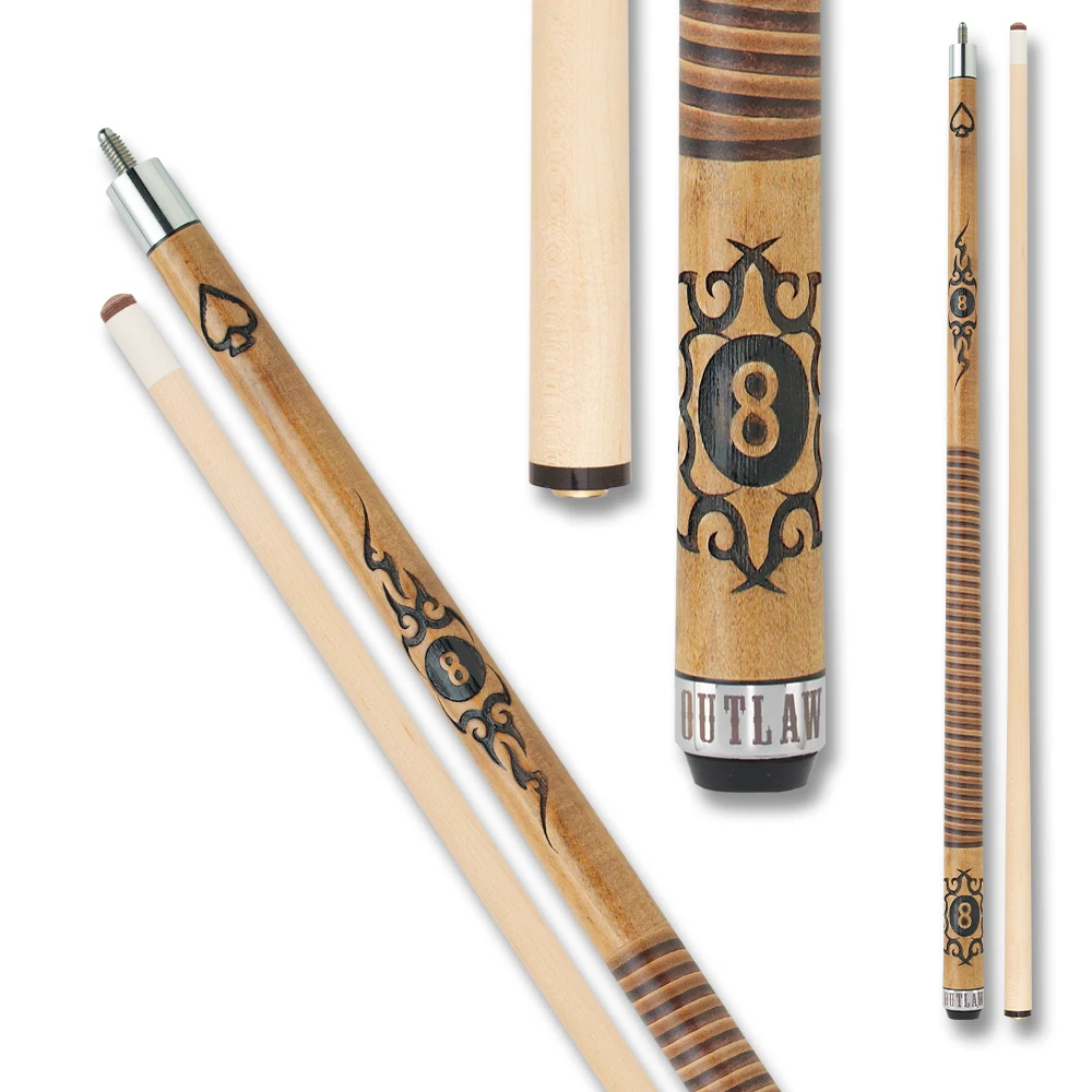 Outlaw OL29 Pool Cue – 8-Ball & Tribal Design - Image 6