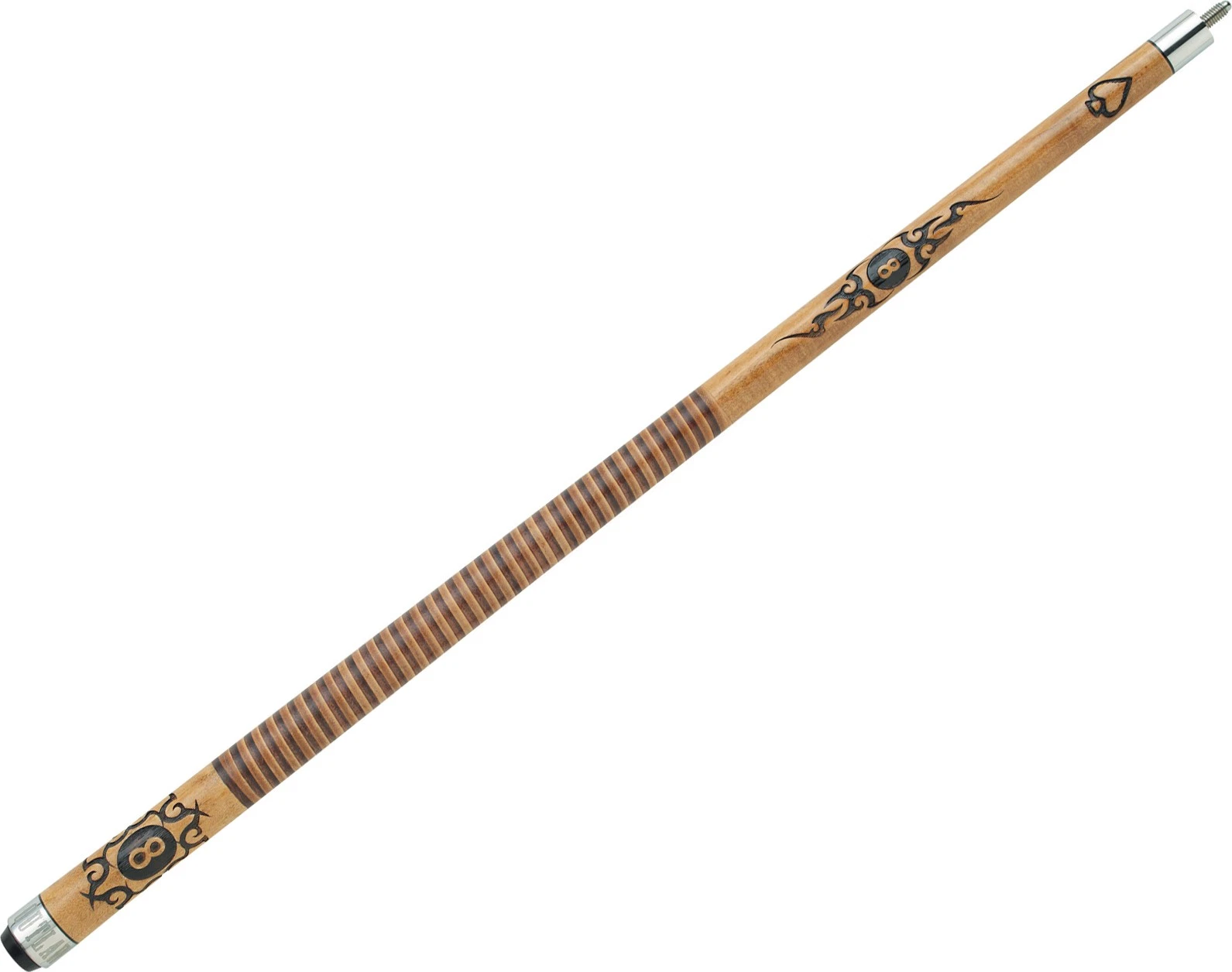 Outlaw OL29 Pool Cue – 8-Ball & Tribal Design - Image 2