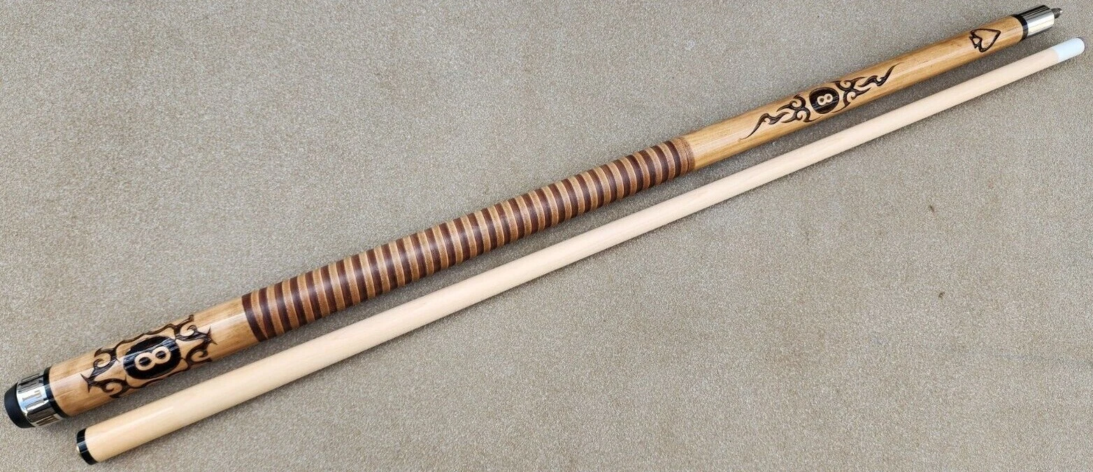 Outlaw OL29 Pool Cue – 8-Ball & Tribal Design - Image 15