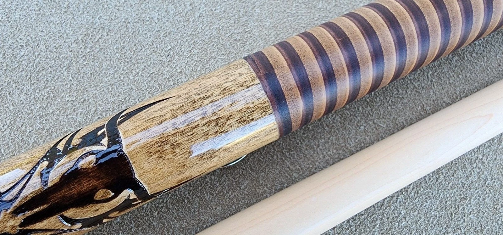 Outlaw OL42 Pool Cue - Western Art Design - Image 15