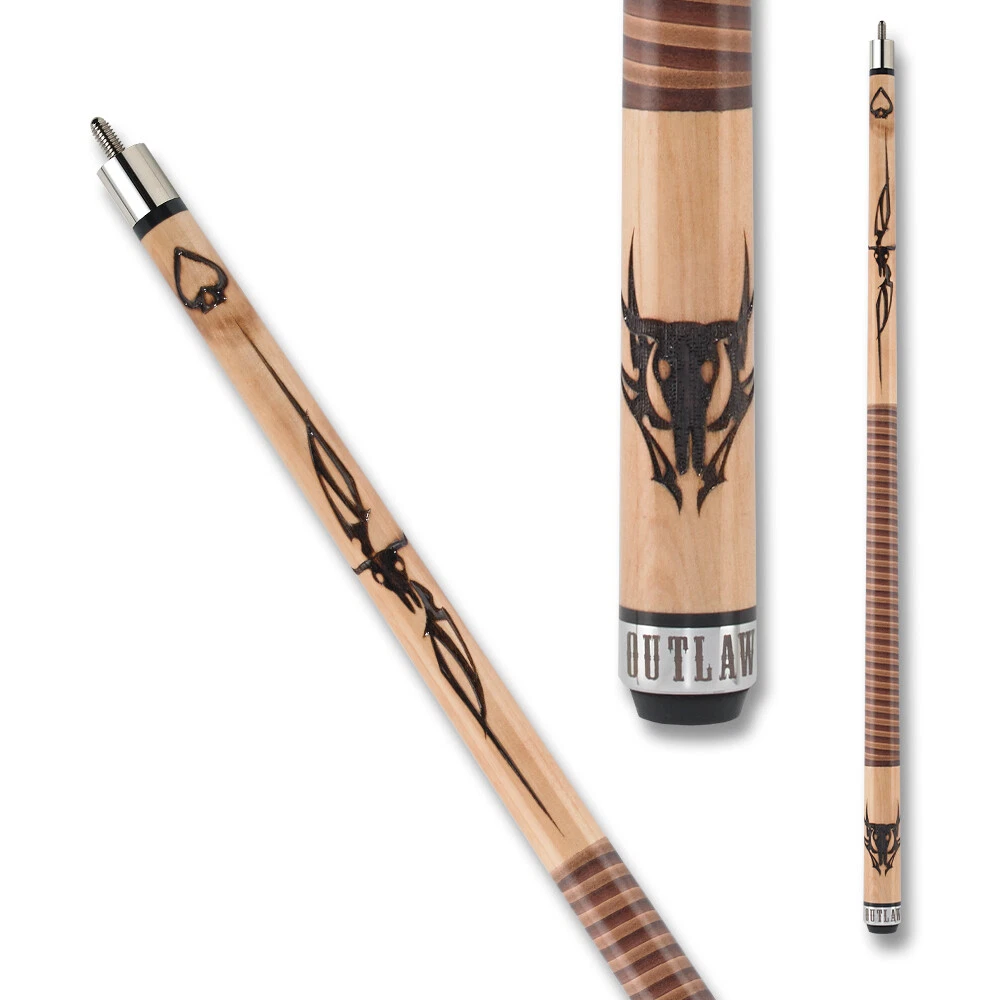 Outlaw OL42 Pool Cue - Western Art Design - Image 6
