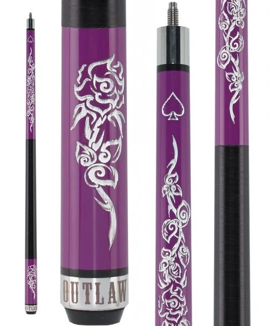 Outlaw OL44 Pool Cue - Classic Western Design