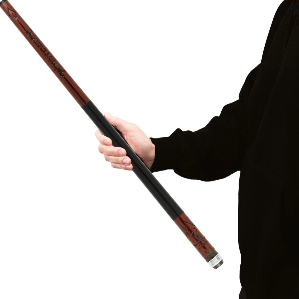 Outlaw OL55 Pool Cue Cherry Stain with Leather Wrap - Image 10
