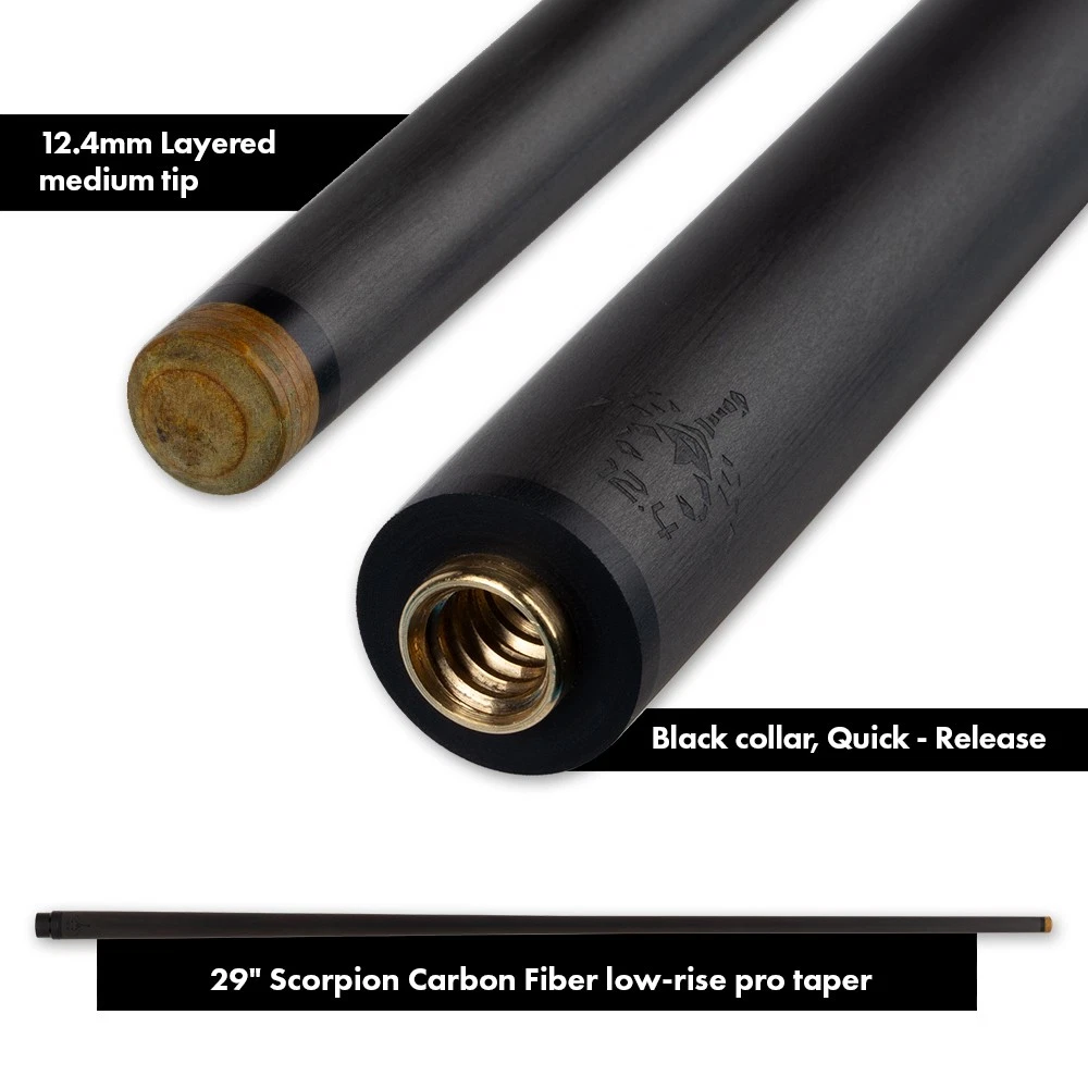 Scorpion SCO124 Purple Sneaky Pete Carbon Fiber Cue - Image 5