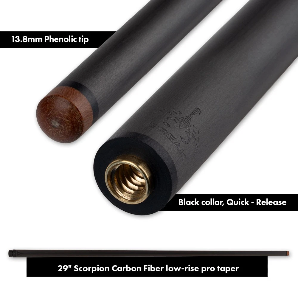 Scorpion SCOCBK Grey Carbon-Fiber Break Cue - Image 5