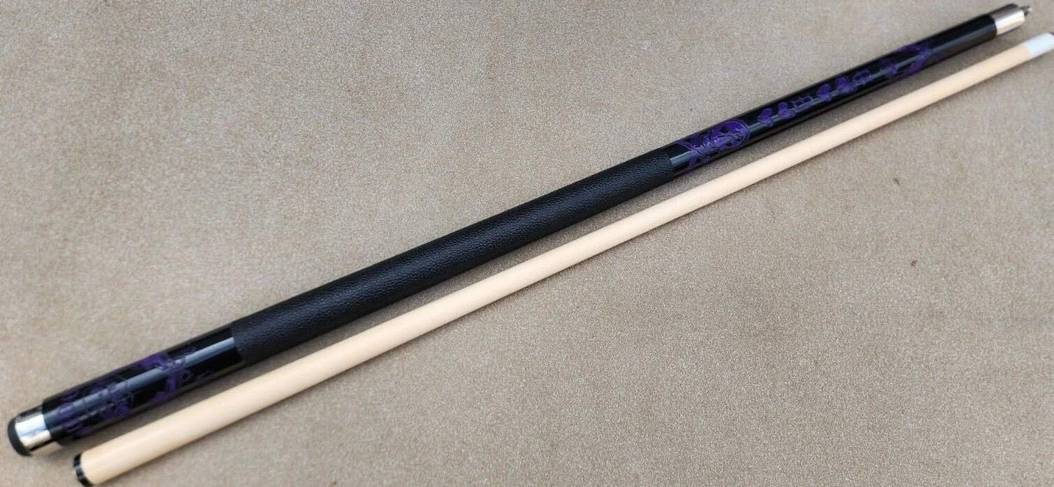Voodoo VOD28 Pool Cue Kiss of Death Laser Engraved Design - Image 14
