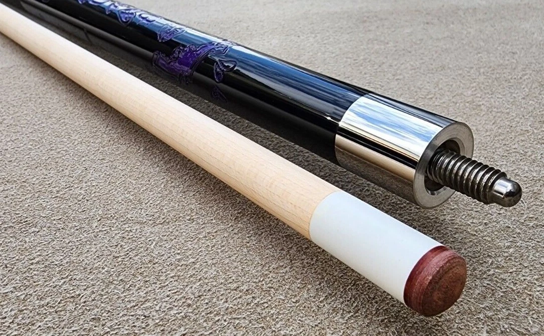 Voodoo VOD28 Pool Cue Kiss of Death Laser Engraved Design - Image 15
